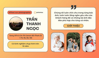 Nhiếp ảnh gia Trần Thanh Ngọc - bí mật đằng sau những bộ hình gia đình đẹp nhất
