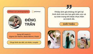 Nhiếp ảnh gia Đéng Trần - Người kể chuyện bằng lăng kính nhiếp ảnh