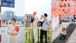 Chụp ảnh với cờ Tổ quốc: Gợi ý tạo dáng và những địa điểm check-in đẹp tại Hà Nội