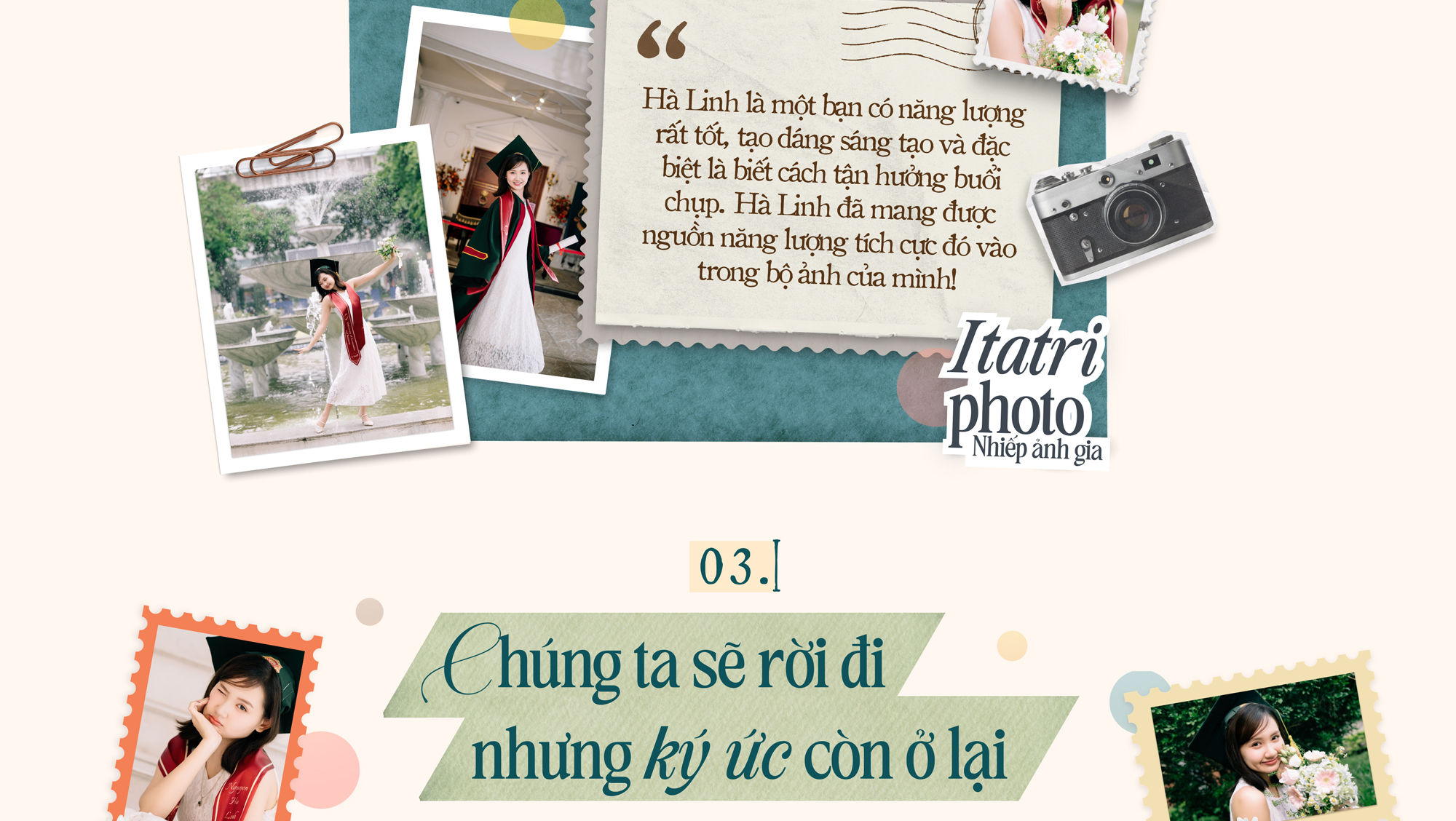 Chúng ta sẽ rời đi nhưng ký ức còn ở lại